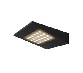 M7098  Yeti Solar/Sensor Wall Lamp 2.2W LED IP54 Outdoor